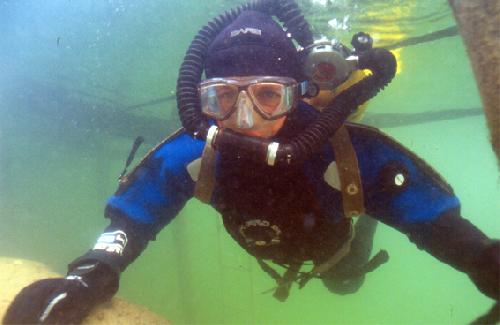 Diving with Kajman regulator